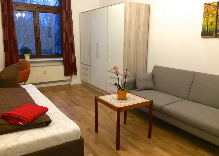 Hotel apartamentowy Gwuni Mopera Bar Restaurant Fruehstueck Lipsk